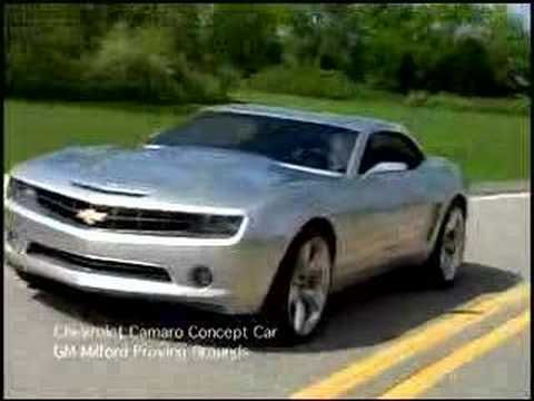 Chevrolet Camaro concept car in action
