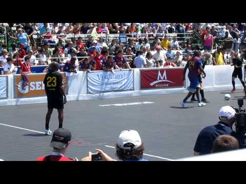 Kobe Bryant in Mia Hamm Celebrity Soccer Match 2011