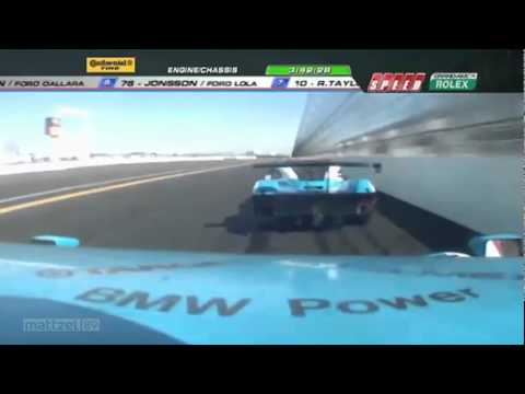 2011 Rolex 24 at Daytona Lead Battle Juan Pablo Montoya vs Joey Hand