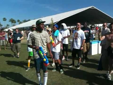 Tyler, The Creator of Odd Future Makes Out with Drunk Girl Coachella 2011