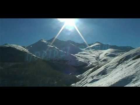 Portrait of winter - the North Caucasus mountains