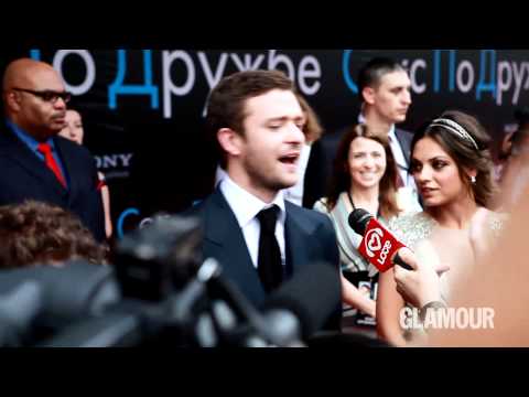 Justin Timberlake and Mila Kunis in Moscow