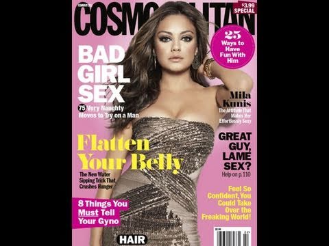Mila Kunis Cosmopolitan Cover Tutorial (February 2011)