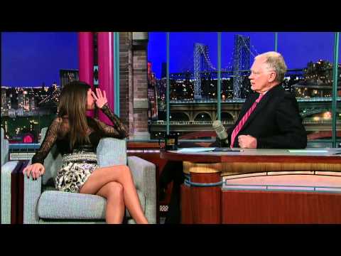 David Letterman - Selena Gomez & Justin Bieber